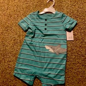 Carters Short Sleeve Romper, 18 months